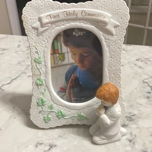 Boys First Holy Communion Picture Frame